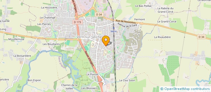 localisation de l'entreprise MONSIEUR PHILIPPE THOMAS  VERN-SUR-SEICHE