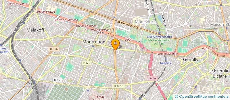 localisation de l'entreprise MONSIEUR PHILIPPE THUILLIER à MONTROUGE