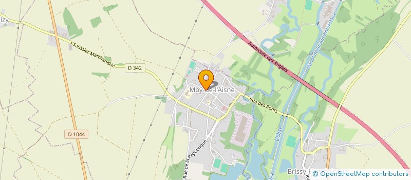 localisation de l'entreprise MONSIEUR PHILIPPE THUILLIEZ à MOY-DE-L'AISNE