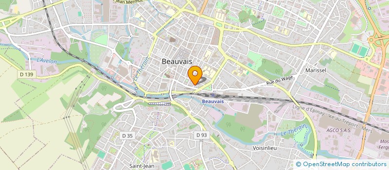 localisation de l'entreprise MONSIEUR PHILIPPE THURET  BEAUVAIS