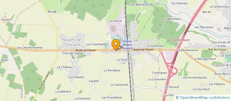 localisation de l'entreprise MONSIEUR PHILIPPE THURIER à NOYANT-DE-TOURAINE