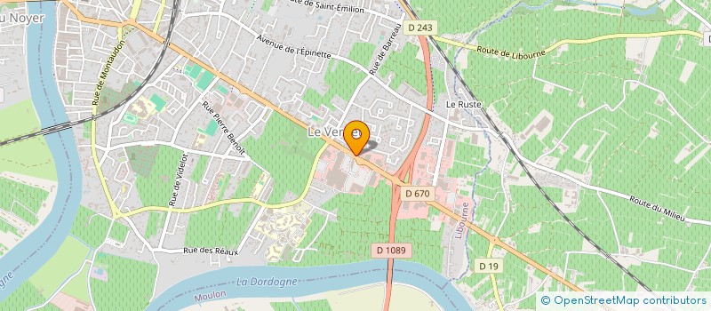 localisation de l'entreprise MONSIEUR PHILIPPE THYBAUD à LIBOURNE