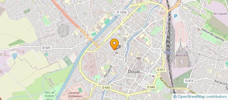 localisation de l'entreprise MONSIEUR PHILIPPE TIENDREBEOGO à DOUAI