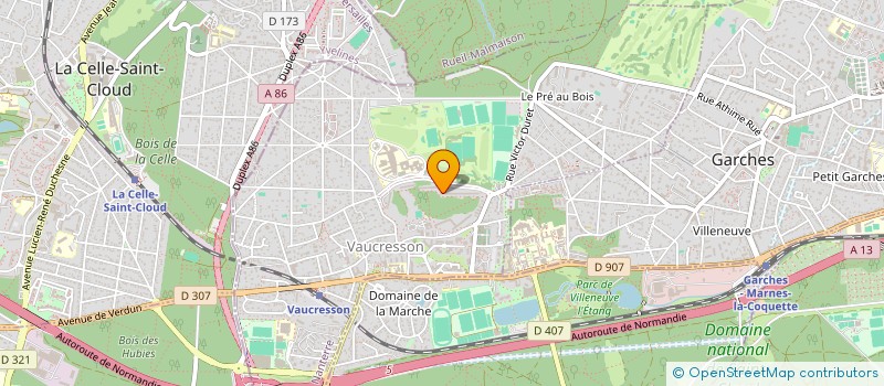 localisation de l'entreprise MONSIEUR PHILIPPE TIERNY  VAUCRESSON