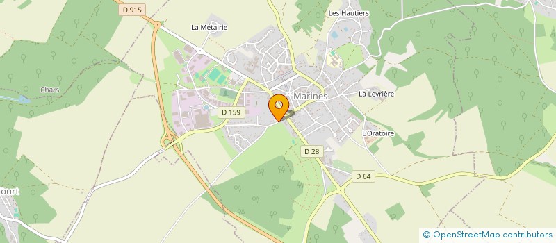 localisation de l'entreprise MONSIEUR PHILIPPE TIJON à MARINES