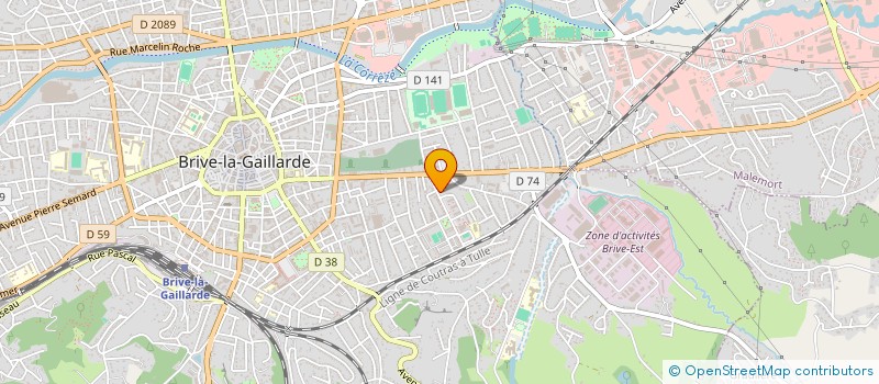 localisation de l'entreprise MONSIEUR PHILIPPE TILLARD  BRIVE-LA-GAILLARDE