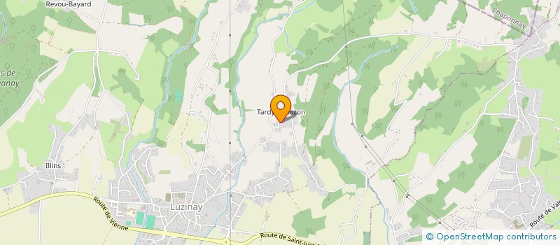 localisation de l'entreprise MONSIEUR PHILIPPE TIMOTEO  LUZINAY