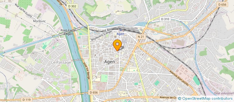 localisation de l'entreprise MONSIEUR PHILIPPE TISSANDIER à AGEN