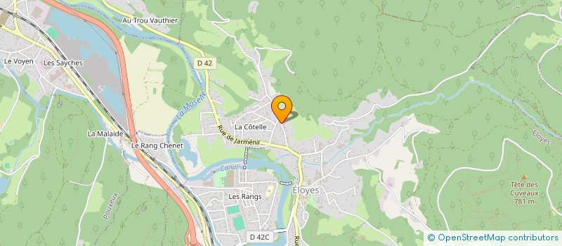 localisation de l'entreprise MONSIEUR PHILIPPE TISSERAND  ELOYES