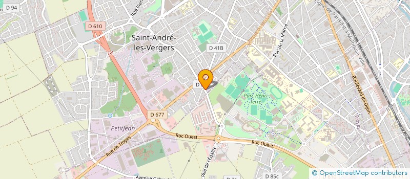 localisation de l'entreprise MONSIEUR PHILIPPE TISSERONT à SAINT-ANDRE-LES-VERGERS