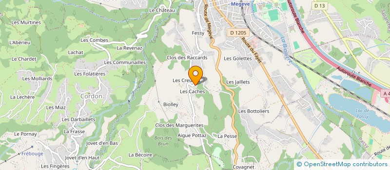 localisation de l'entreprise MONSIEUR PHILIPPE TISSOT à SALLANCHES