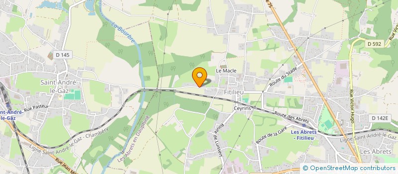 localisation de l'entreprise MONSIEUR PHILIPPE TISSOT-PERROUDON  LES ABRETS-EN-DAUPHINE