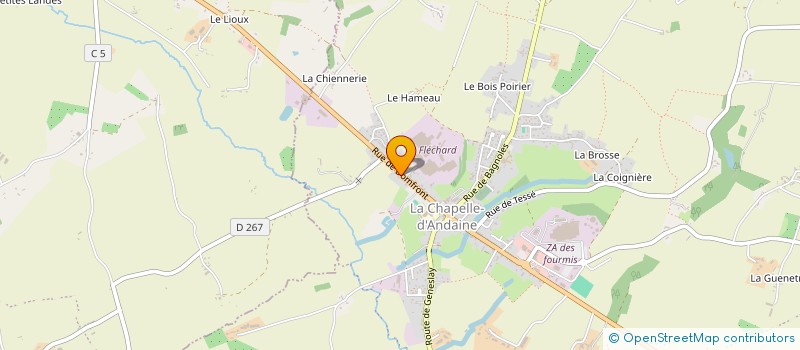 localisation de l'entreprise MONSIEUR PHILIPPE TITARD à RIVES D'ANDAINE