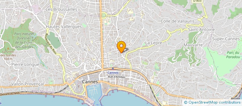 localisation de l'entreprise MONSIEUR PHILIPPE TOESCA à CANNES