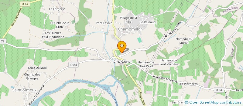 localisation de l'entreprise MONSIEUR PHILIPPE TONDUT à CHAMPMILLON