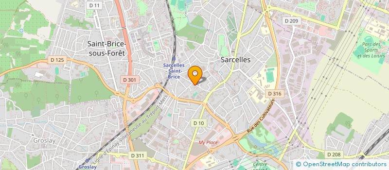 localisation de l'entreprise MONSIEUR PHILIPPE TONG  SARCELLES