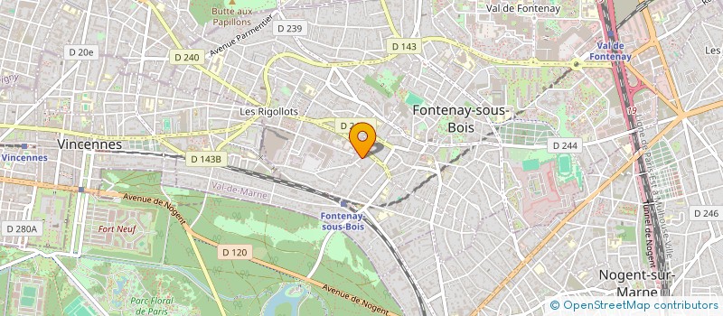 localisation de l'entreprise MONSIEUR PHILIPPE TORRETON à FONTENAY-SOUS-BOIS
