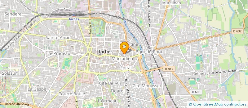 localisation de l'entreprise MONSIEUR PHILIPPE TOTARO  TARBES