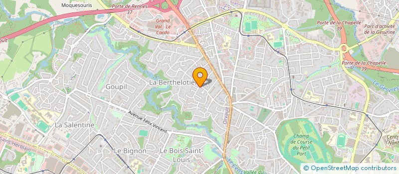 localisation de l'entreprise MONSIEUR PHILIPPE TOUBLANC à ORVAULT