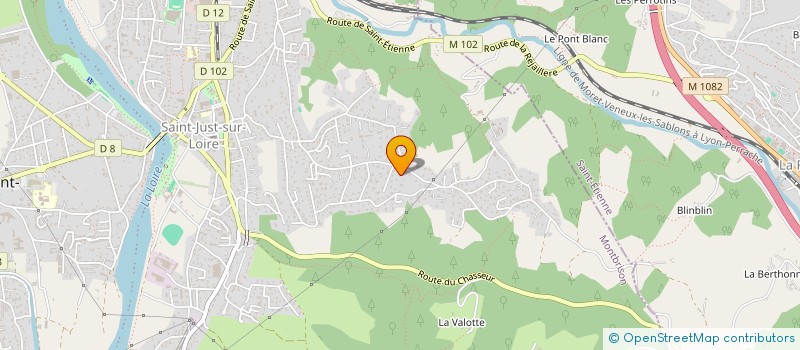 localisation de l'entreprise MONSIEUR PHILIPPE TOUCHE  SAINT-JUST-SAINT-RAMBERT