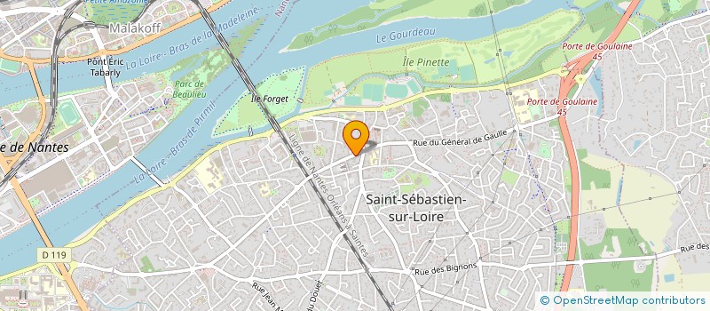 localisation de l'entreprise MONSIEUR PHILIPPE TOURNADE à SAINT-SEBASTIEN-SUR-LOIRE