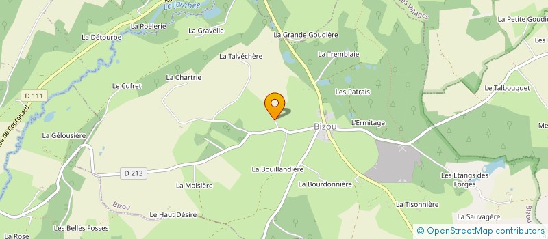 localisation de l'entreprise MONSIEUR PHILIPPE TOURNELLE à BIZOU