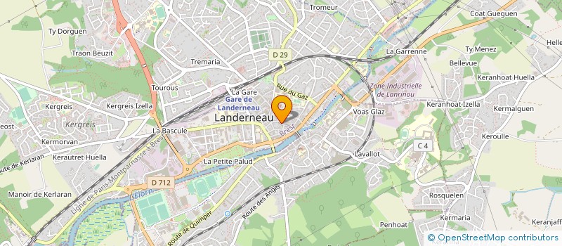 localisation de l'entreprise MONSIEUR PHILIPPE TOURNELLEC à LANDERNEAU