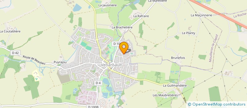 localisation de l'entreprise MONSIEUR PHILIPPE TOURNIER  VENANSAULT