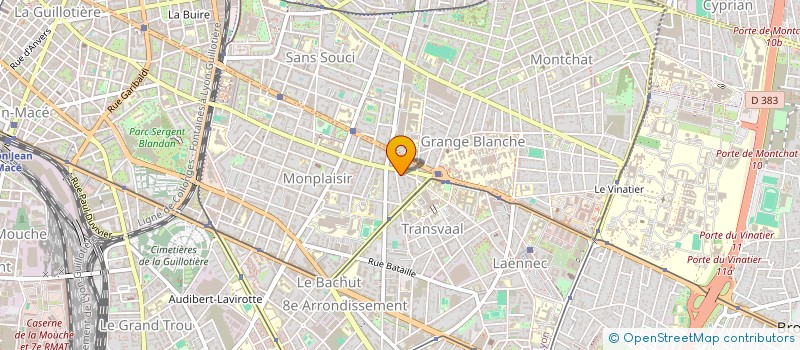 localisation de l'entreprise MONSIEUR PHILIPPE TOUSSAINT à LYON