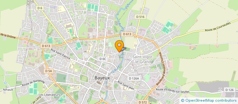 localisation de l'entreprise MONSIEUR PHILIPPE TOUTAIN à BAYEUX