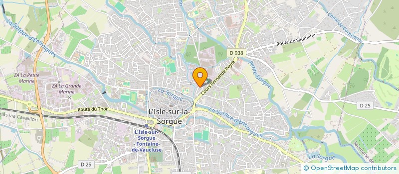 localisation de l'entreprise MONSIEUR PHILIPPE TOUZEAU à L'ISLE-SUR-LA-SORGUE