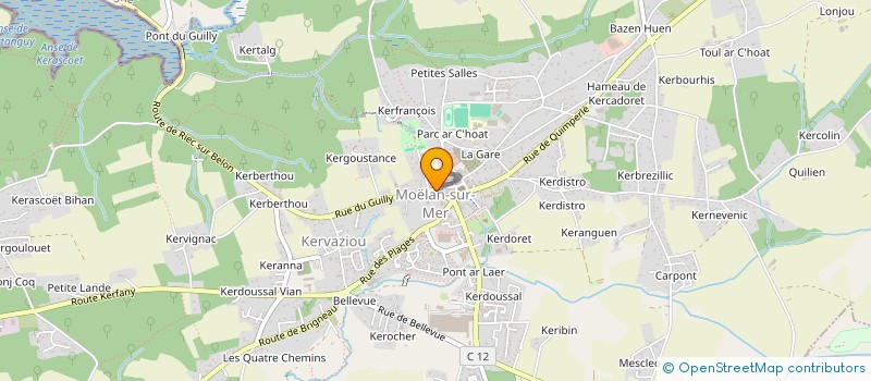 localisation de l'entreprise MONSIEUR PHILIPPE TRACHE  MOELAN-SUR-MER