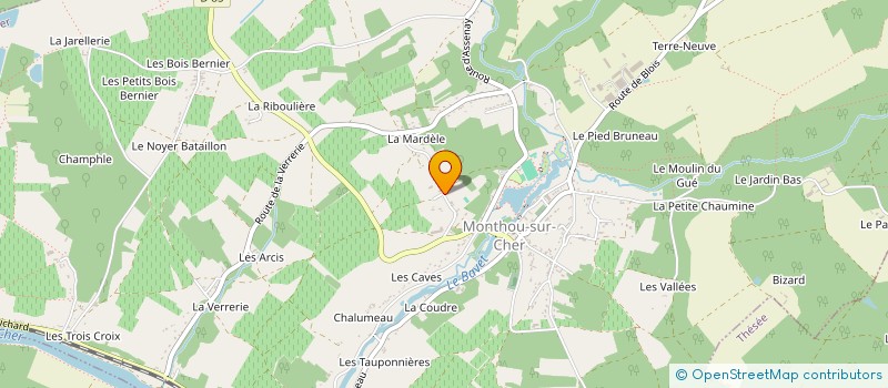 localisation de l'entreprise MONSIEUR PHILIPPE TRACZ à MONTHOU-SUR-CHER