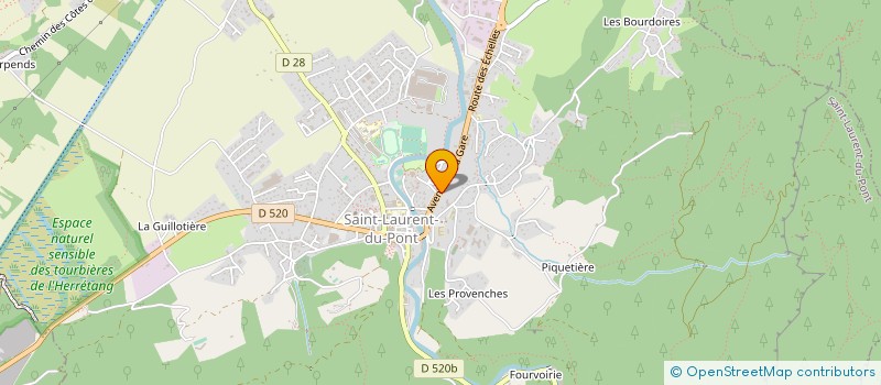 localisation de l'entreprise MONSIEUR PHILIPPE TRANCHANT à SAINT-LAURENT-DU-PONT