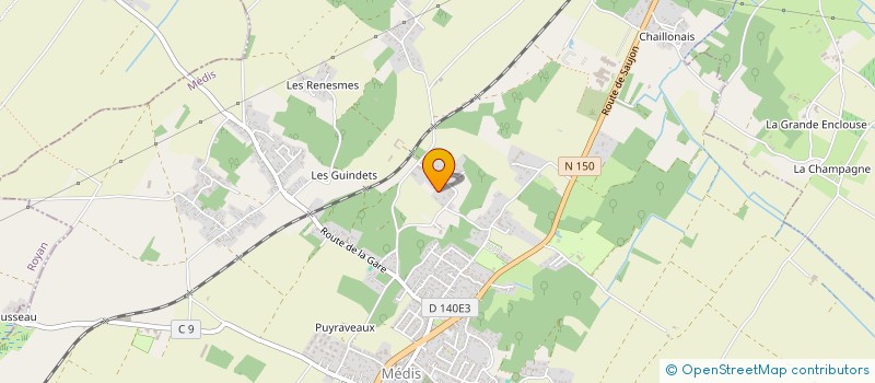 localisation de l'entreprise MONSIEUR PHILIPPE TRANCHET  MEDIS