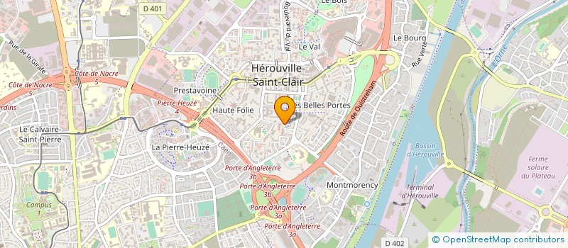 localisation de l'entreprise MONSIEUR PHILIPPE TRANQUART à HEROUVILLE-SAINT-CLAIR