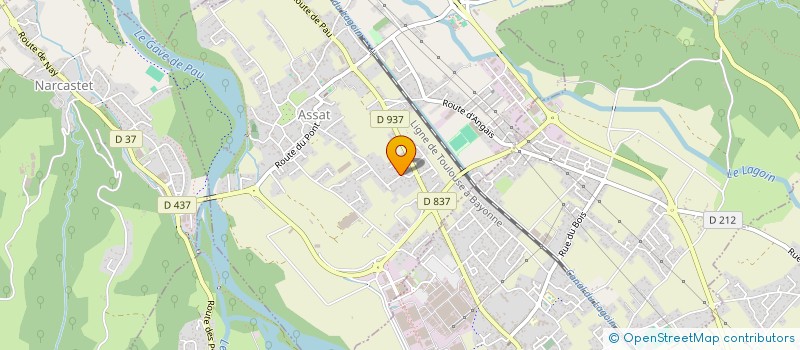 localisation de l'entreprise MONSIEUR PHILIPPE TRAVALTER  ASSAT