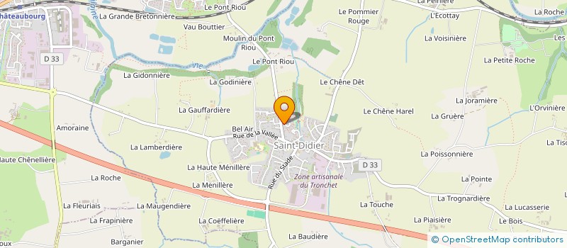 localisation de l'entreprise MONSIEUR PHILIPPE TRAVERS  SAINT-DIDIER