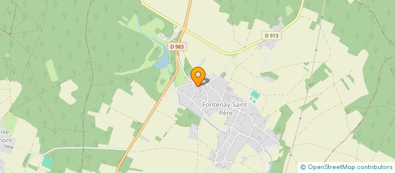 localisation de l'entreprise MONSIEUR PHILIPPE TREGUERY  FONTENAY-SAINT-PERE