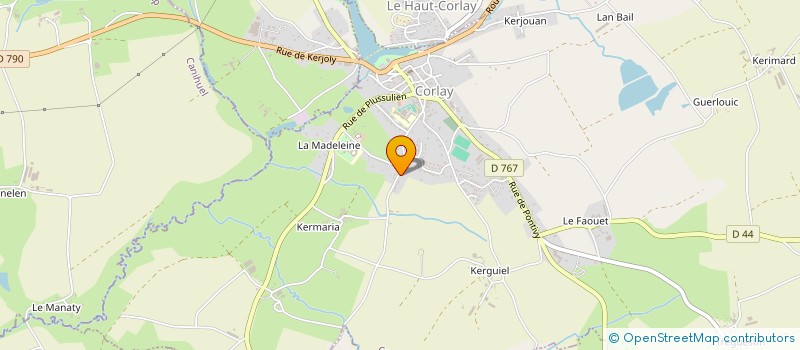 localisation de l'entreprise MONSIEUR PHILIPPE TREGUIER à PLUSSULIEN