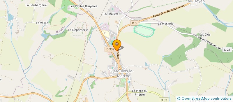 localisation de l'entreprise MONSIEUR PHILIPPE TREHARD à MOULINS-LA-MARCHE