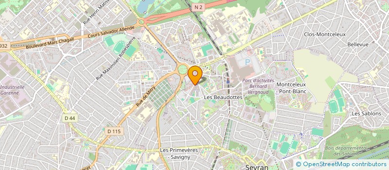 localisation de l'entreprise MONSIEUR PHILIPPE TREMINTIN  SEVRAN