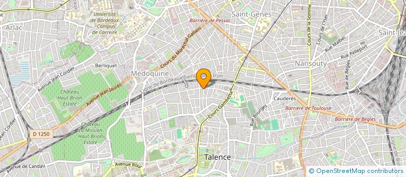 localisation de l'entreprise MONSIEUR PHILIPPE TREMOULET à TALENCE