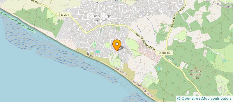 localisation de l'entreprise MONSIEUR PHILIPPE TRENNEC  LE BOIS-PLAGE-EN-RE