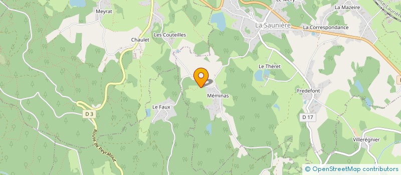 localisation de l'entreprise MONSIEUR PHILIPPE TRESPEUX  LA SAUNIERE