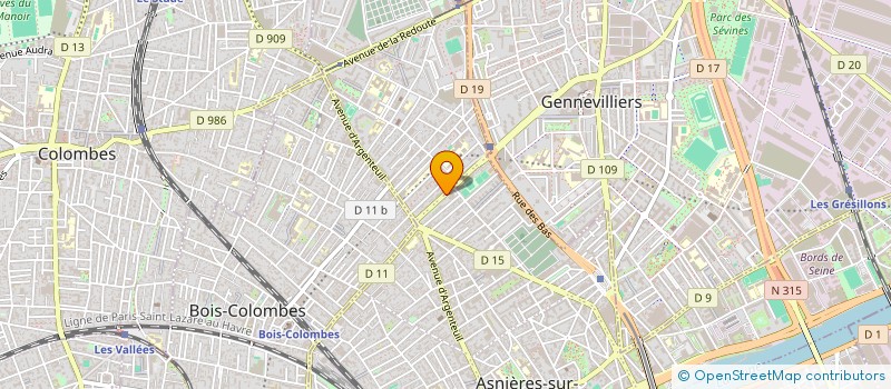 localisation de l'entreprise MONSIEUR PHILIPPE TRIBOUILLARD à ASNIERES-SUR-SEINE