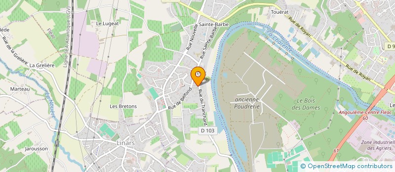 localisation de l'entreprise MONSIEUR PHILIPPE TRICARD à ANGOULEME