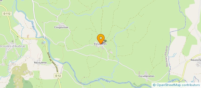 localisation de l'entreprise MONSIEUR PHILIPPE TRIGOSSE  RECOULES D'AUBRAC