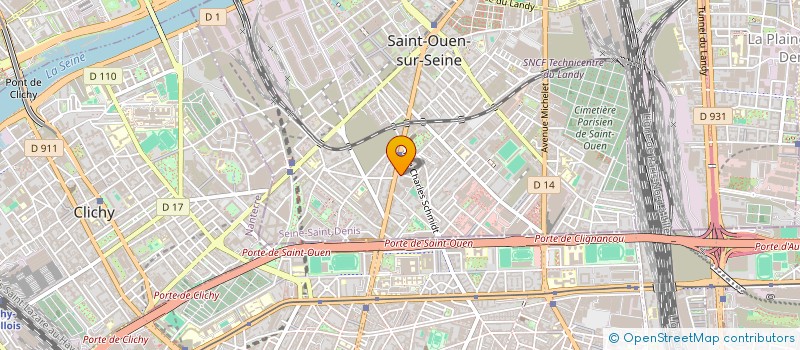 localisation de l'entreprise MONSIEUR PHILIPPE TRINQUET à SAINT-OUEN-SUR-SEINE