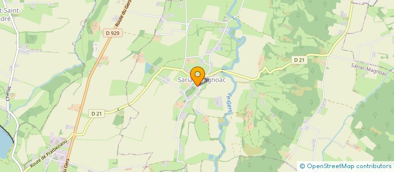 localisation de l'entreprise MONSIEUR PHILIPPE TRINSON  CASTELNAU-MAGNOAC